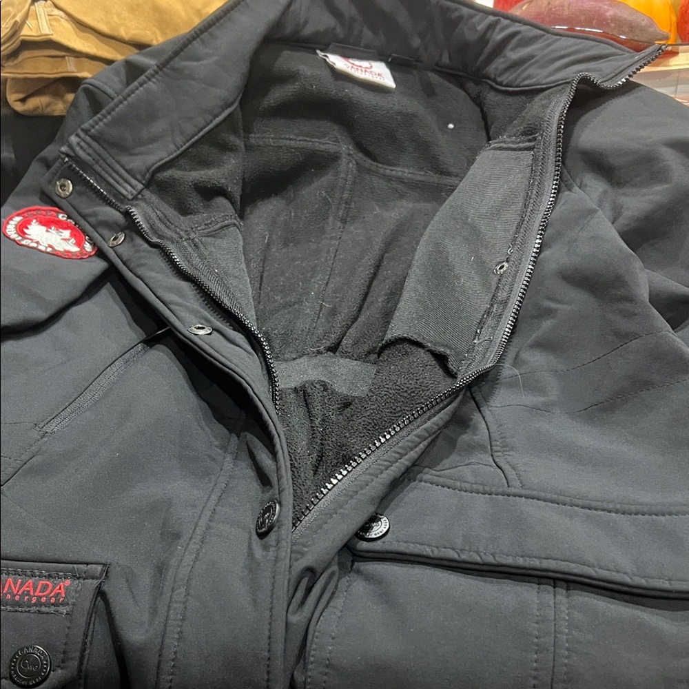 Canada weather gear  Black Performance Jacket